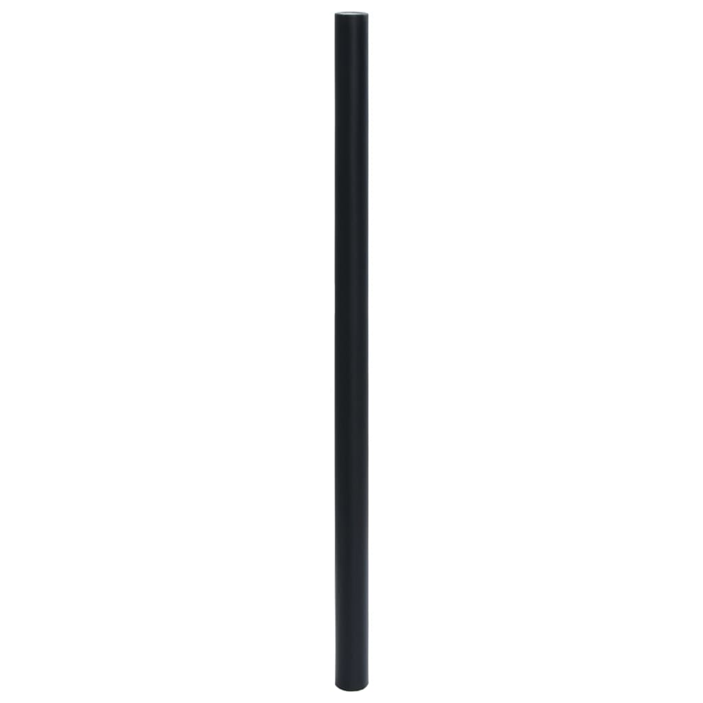 vidaXL Möbelfolien Selbstklebend Mattschwarz 90x500 cm PVC