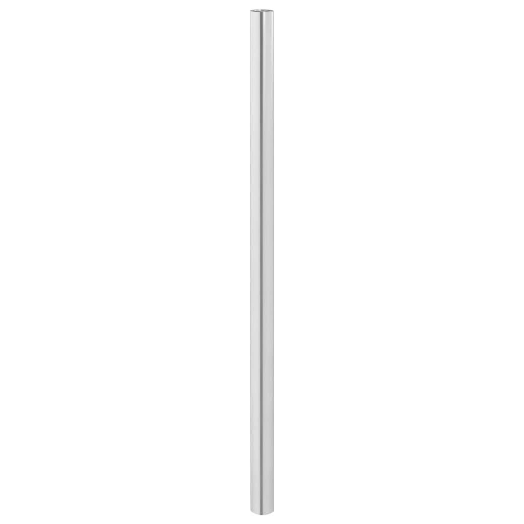 vidaXL Möbelfolien Selbstklebend Silbern 90x500 cm PET