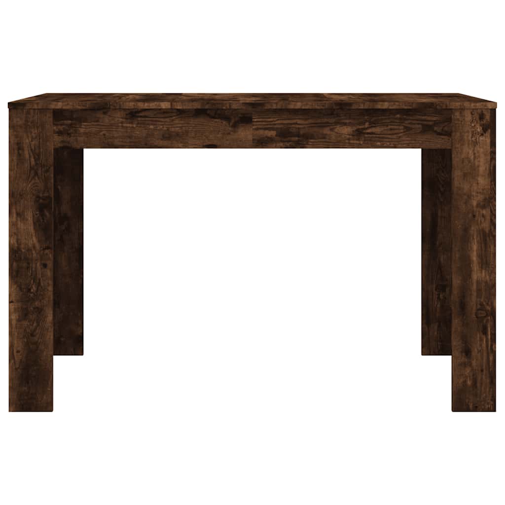 vidaXL Esstisch Räuchereiche 120x60x76 cm Holzwerkstoff