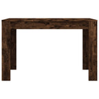 vidaXL Esstisch Räuchereiche 120x60x76 cm Holzwerkstoff