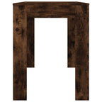 vidaXL Esstisch Räuchereiche 120x60x76 cm Holzwerkstoff