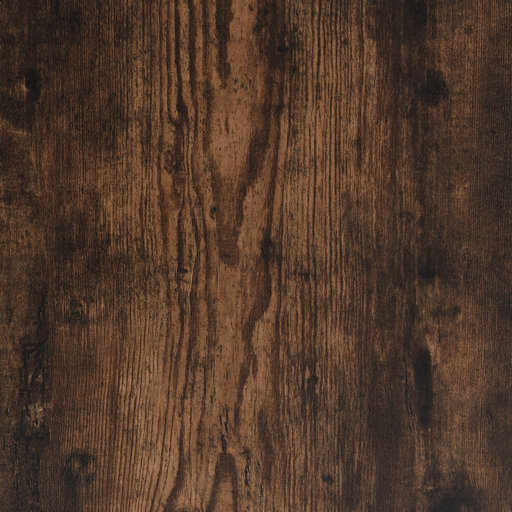 vidaXL Esstisch Räuchereiche 120x60x76 cm Holzwerkstoff
