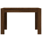 vidaXL Esstisch Braun Eichen-Optik 120x60x76 cm Holzwerkstoff