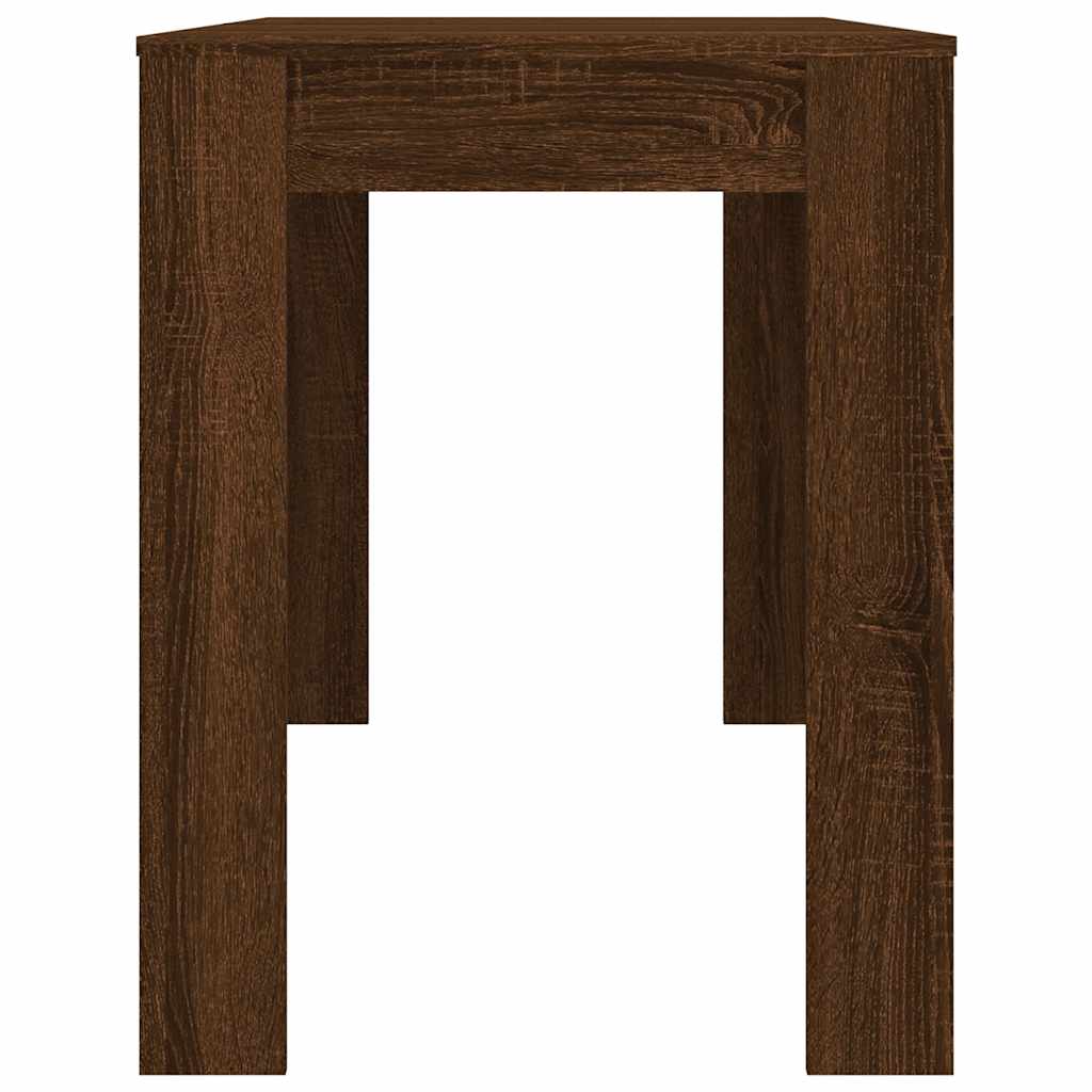 vidaXL Esstisch Braun Eichen-Optik 120x60x76 cm Holzwerkstoff