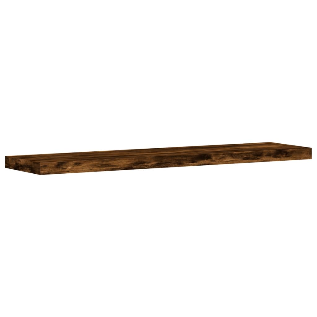 vidaXL Wandregale 4 Stk. Räuchereiche 40x10x1,5 cm Holzwerkstoff