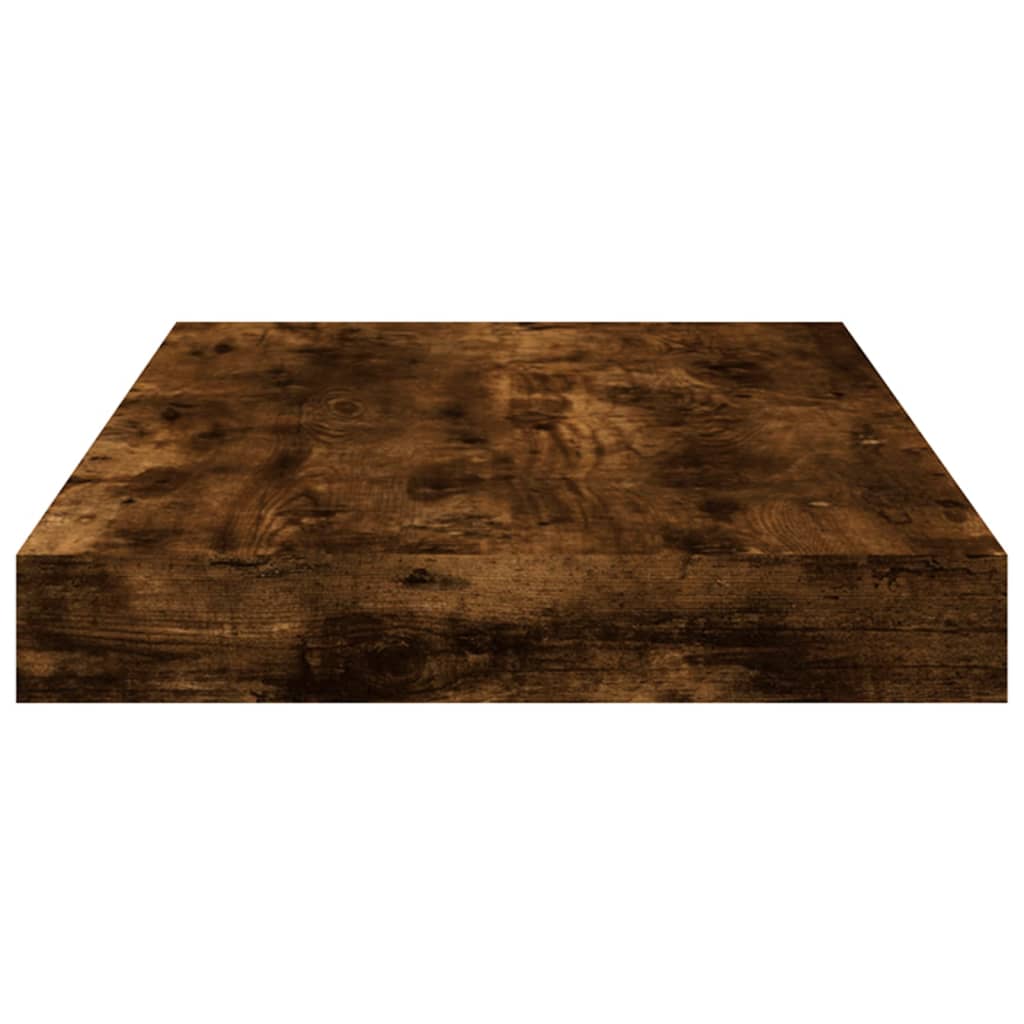 vidaXL Wandregale 4 Stk. Räuchereiche 40x10x1,5 cm Holzwerkstoff