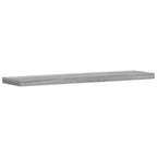 vidaXL Wandregale 4 Stk. Grau Sonoma 40x10x1,5 cm Holzwerkstoff