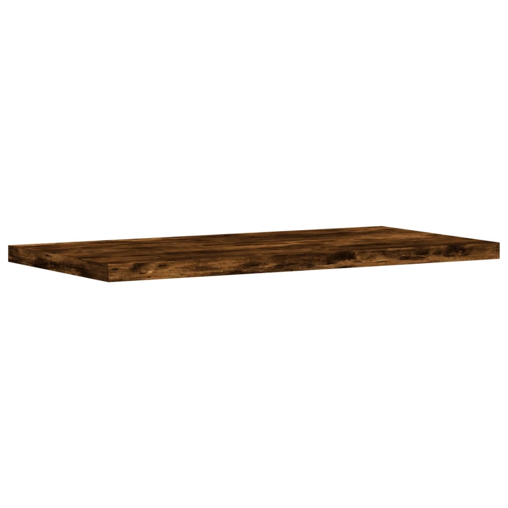 vidaXL Wandregale 4 Stk. Räuchereiche 40x20x1,5 cm Holzwerkstoff