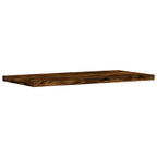 vidaXL Wandregale 4 Stk. Räuchereiche 40x20x1,5 cm Holzwerkstoff