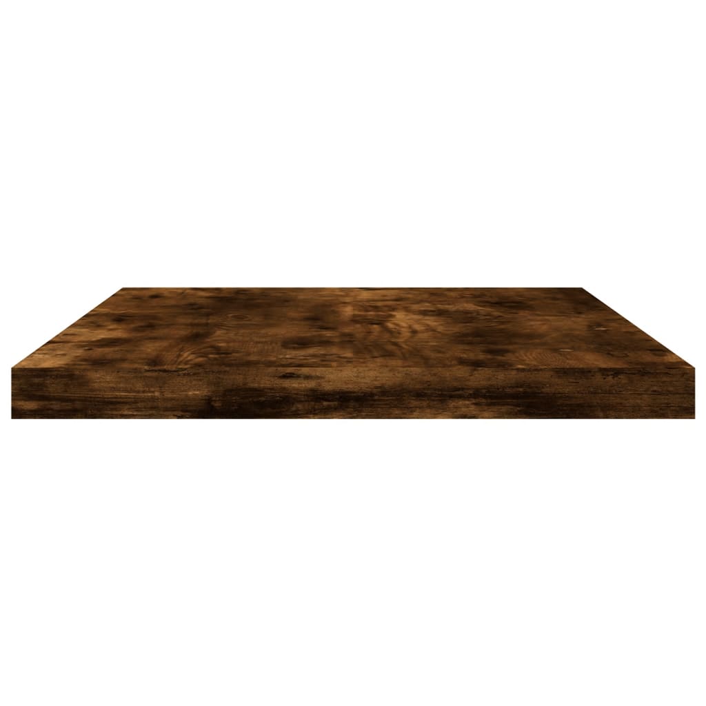 vidaXL Wandregale 4 Stk. Räuchereiche 40x20x1,5 cm Holzwerkstoff