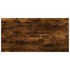 vidaXL Wandregale 4 Stk. Räuchereiche 40x20x1,5 cm Holzwerkstoff