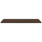 vidaXL Wandregale 4 Stk. Braun Eichen-Optik 60x40x1,5 cm Holzwerkstoff
