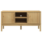vidaXL TV-Schrank FLORO Wachsbraun 114x43x55 cm Massivholz Kiefer