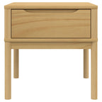 vidaXL Lampentisch FLORO Wachsbraun 55x55x54 cm Massivholz Kiefer