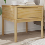 vidaXL Lampentisch FLORO Wachsbraun 55x55x54 cm Massivholz Kiefer
