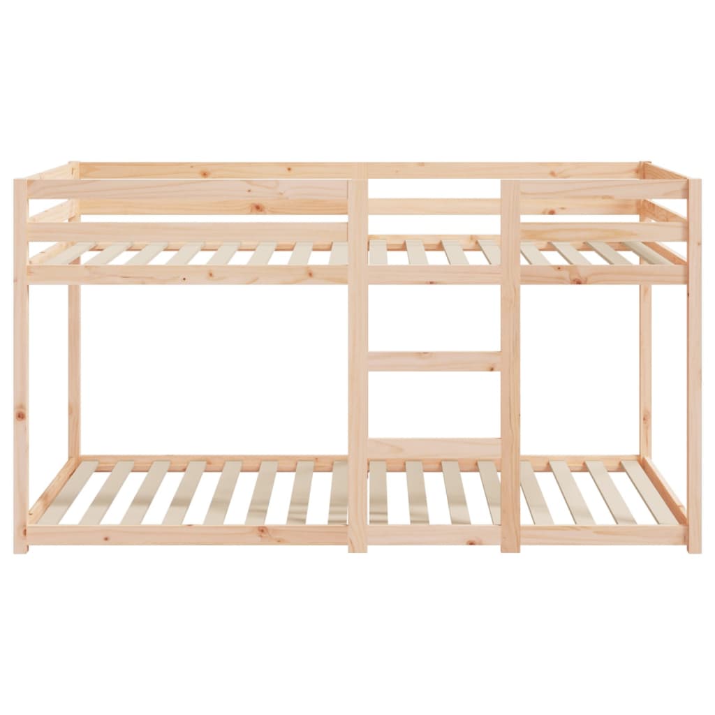 vidaXL Etagenbett ohne Matratze 90x200 cm Massivholz Kiefer