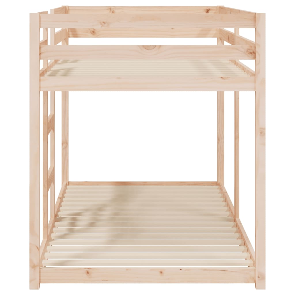 vidaXL Etagenbett ohne Matratze 90x200 cm Massivholz Kiefer
