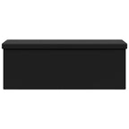 vidaXL Sitzbank mit Stauraum Faltbar Schwarz PVC