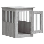 vidaXL Hundekäfig im Möbelstil Grau Sonoma 45x62x59 cm Holzwerkstoff