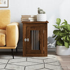 vidaXL Hundekäfig im Möbelstil Braun Eichen-Optik 45x62x59 cm