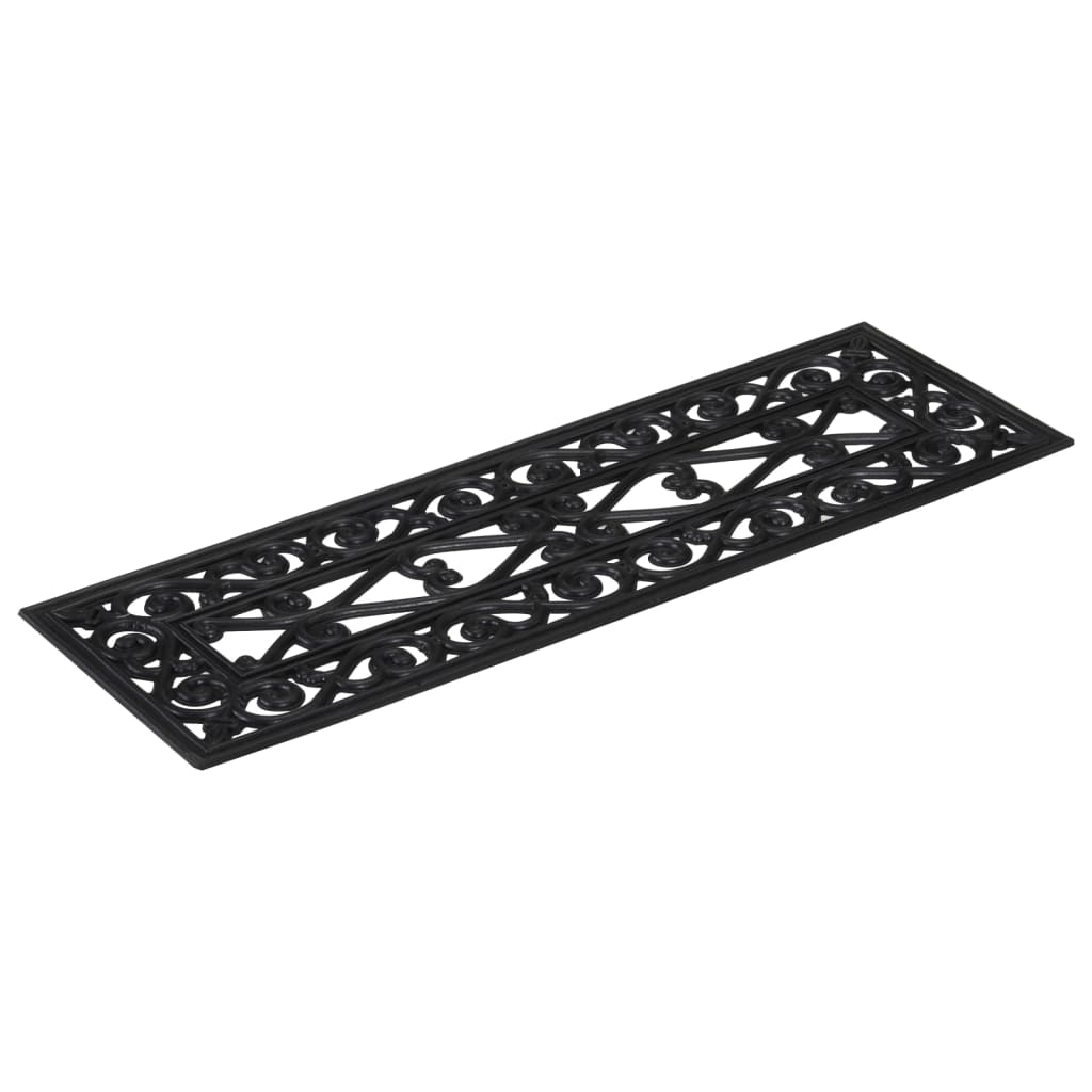 vidaXL Stufenmatten 10 Stk. 25x75 cm Gummi