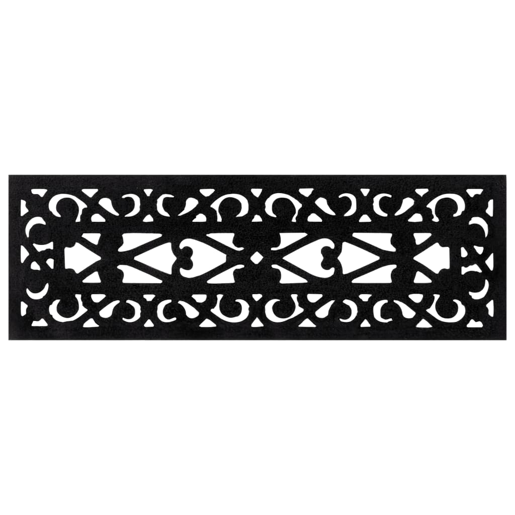 vidaXL Stufenmatten 10 Stk. 25x75 cm Gummi