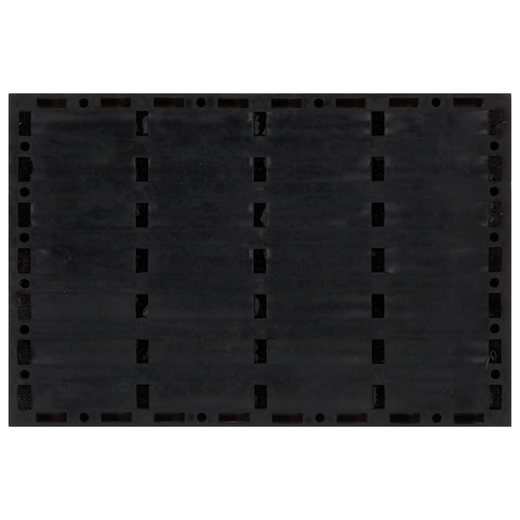 vidaXL Fußmatte Rechteckig 40x60 cm Gummi und Kokosfaser