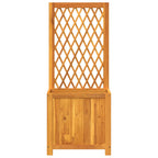 vidaXL Pflanzkübel mit Rankgitter 55x29,5x132 cm Massivholz Akazie