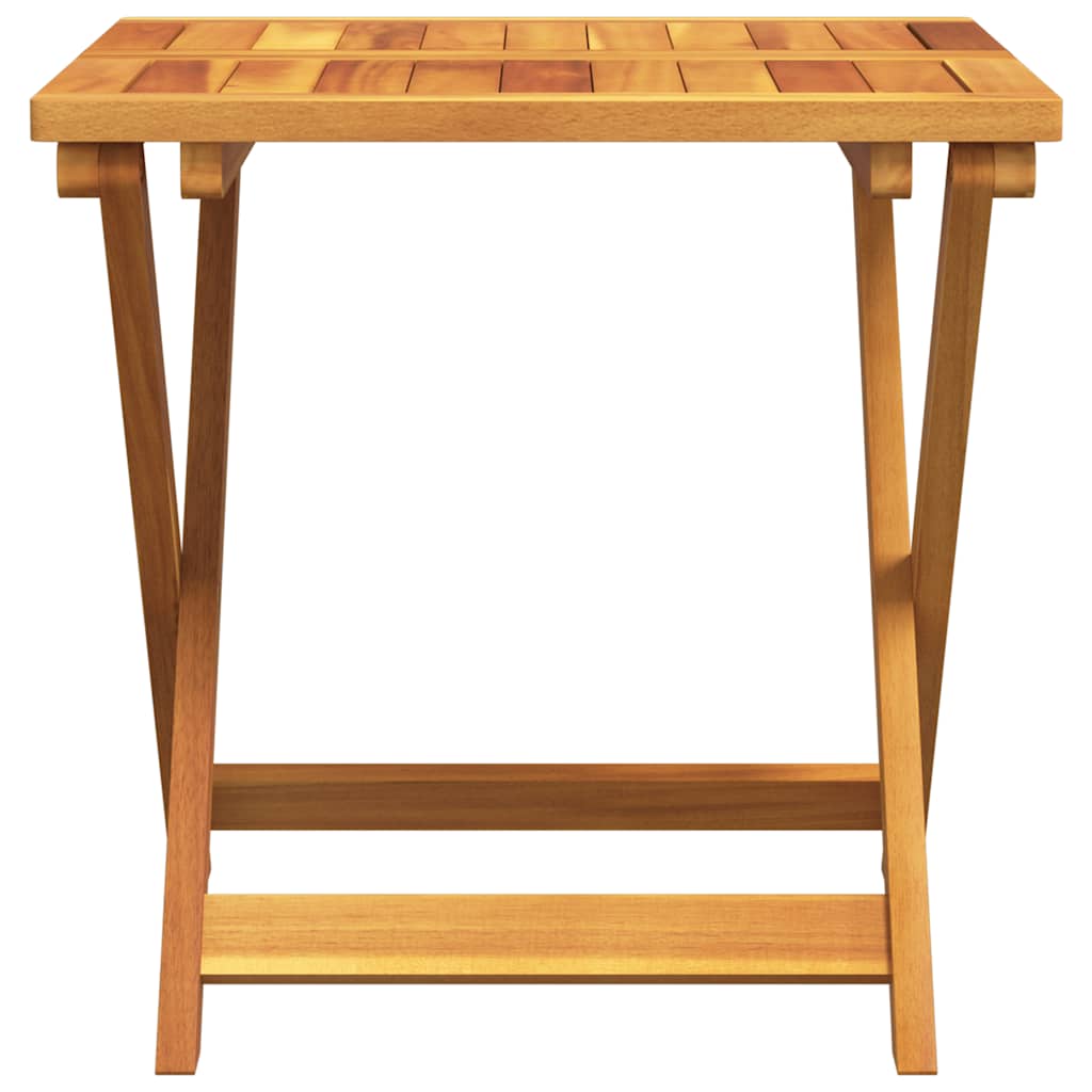vidaXL Gartentisch Klappbar 50x50x50 cm Massivholz Akazie