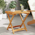 vidaXL Gartentisch Klappbar 50x50x50 cm Massivholz Akazie