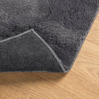 vidaXL Teppich HUARTE Kurzflor Weich und Waschbar Anthrazit 60x110 cm