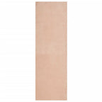 vidaXL Teppich HUARTE Kurzflor Weich und Waschbar Blassrosa 80x250 cm