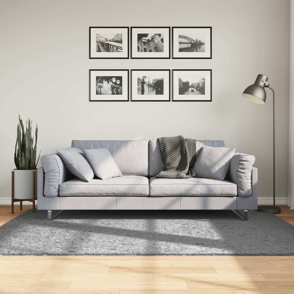 vidaXL Shaggy-Teppich PAMPLONA Hochflor Modern Beige 160x230 cm