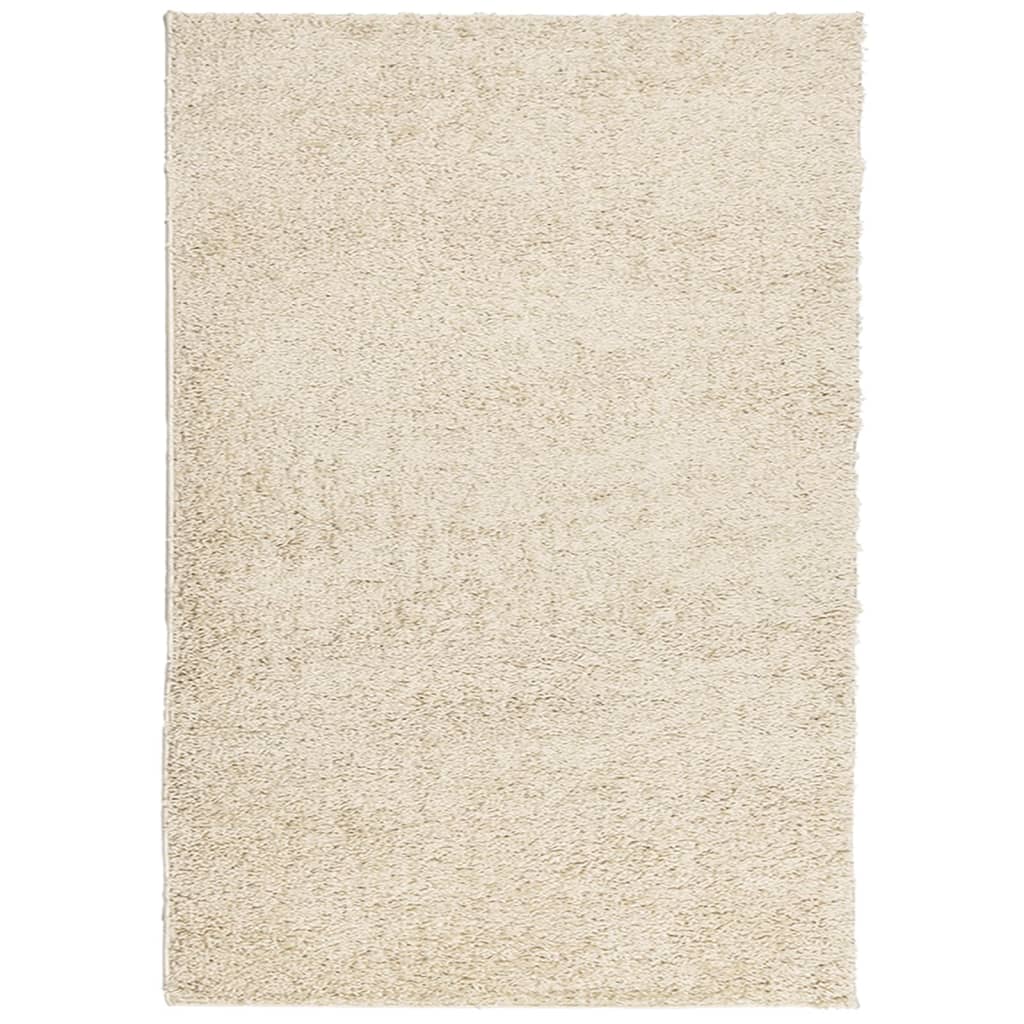 vidaXL Shaggy-Teppich PAMPLONA Hochflor Modern Golden 140x200 cm