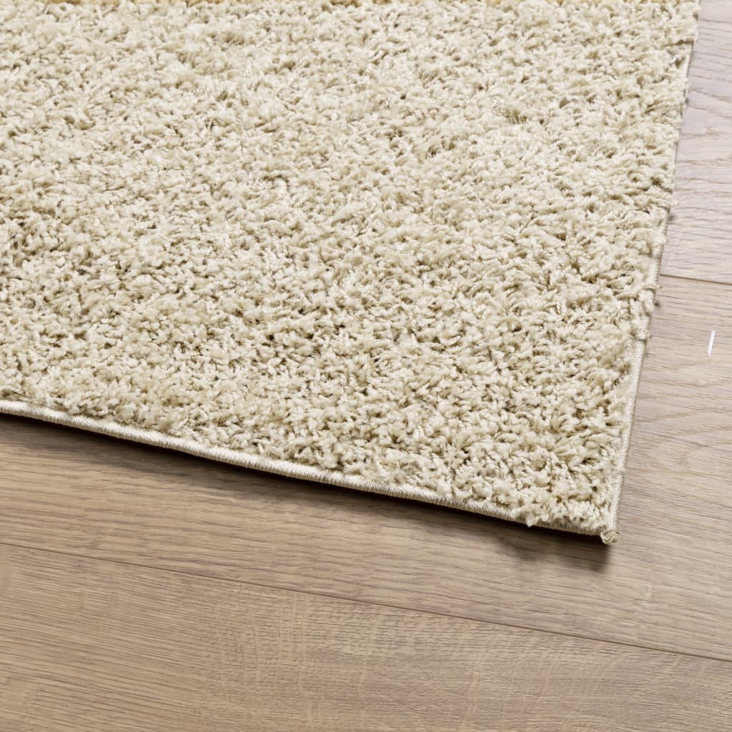vidaXL Shaggy-Teppich PAMPLONA Hochflor Modern Golden 140x200 cm