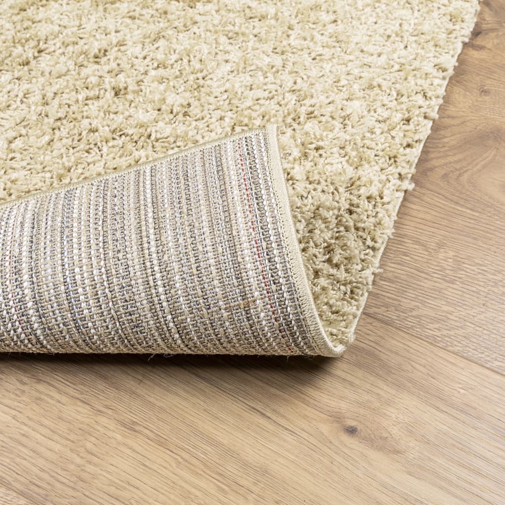 vidaXL Shaggy-Teppich PAMPLONA Hochflor Modern Golden 140x200 cm