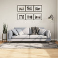 vidaXL Shaggy-Teppich PAMPLONA Hochflor Beige & Anthrazit 100x200 cm