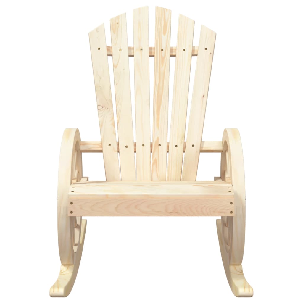 vidaXL Adirondack-Schaukelstühle 2 Stk. Massivholz Tanne