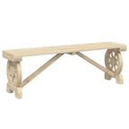 vidaXL Gartenbank 115 cm Massivholz Tanne