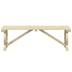 vidaXL Gartenbank 115 cm Massivholz Tanne