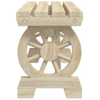 vidaXL Gartenbank 115 cm Massivholz Tanne