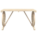 vidaXL Gartentisch 115x55x65 cm Massivholz Tanne