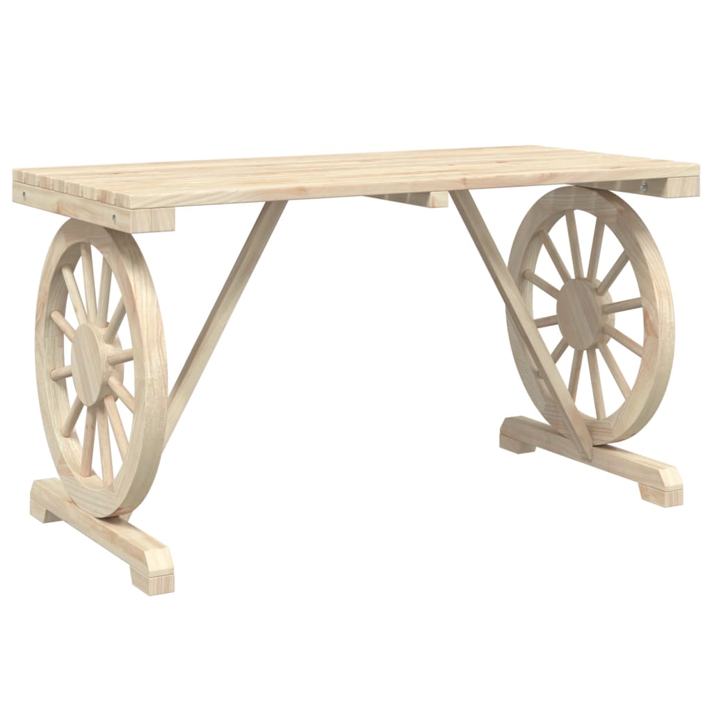 vidaXL Gartentisch 115x55x65 cm Massivholz Tanne
