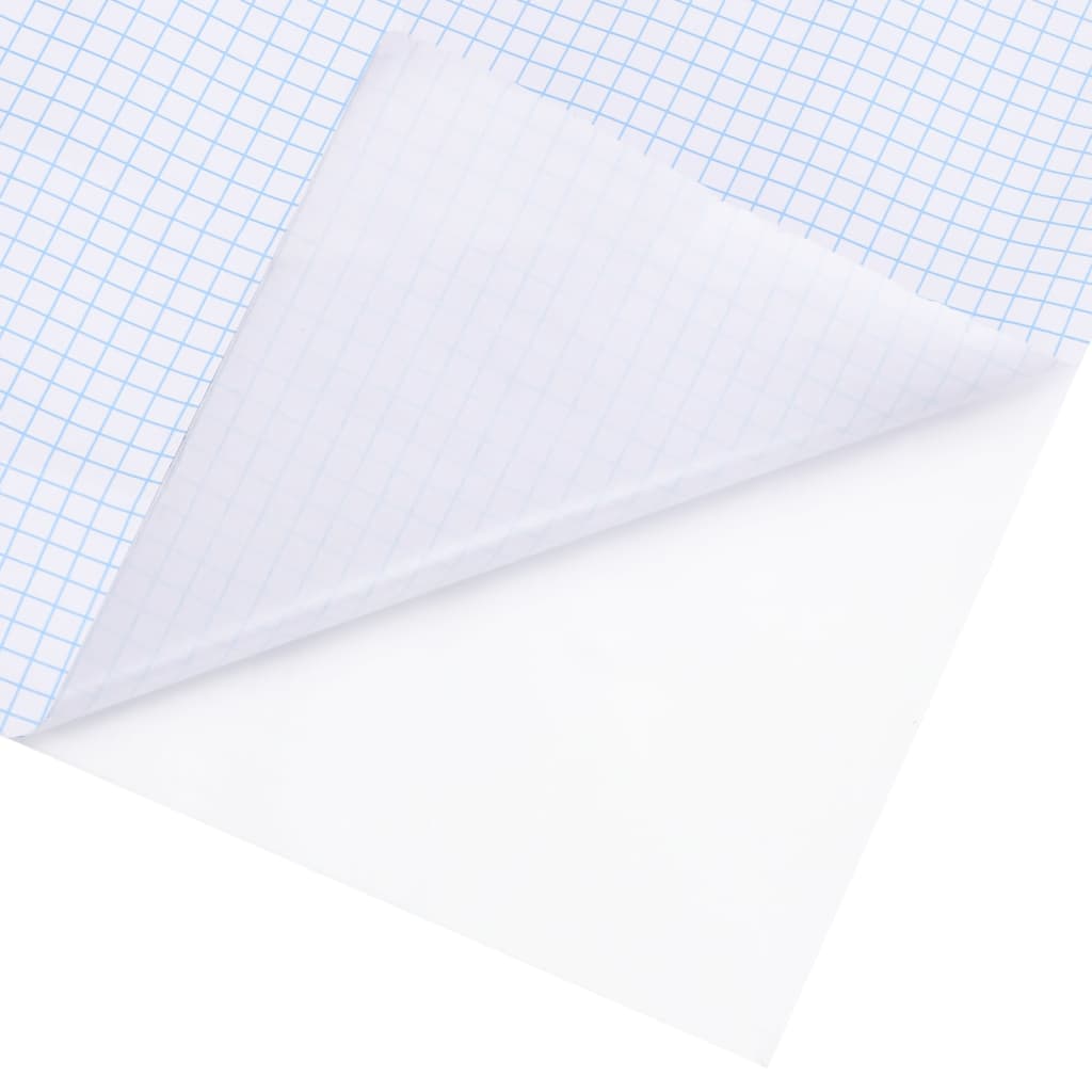 vidaXL Fensterfolie Milchweiß 90x500 cm PVC