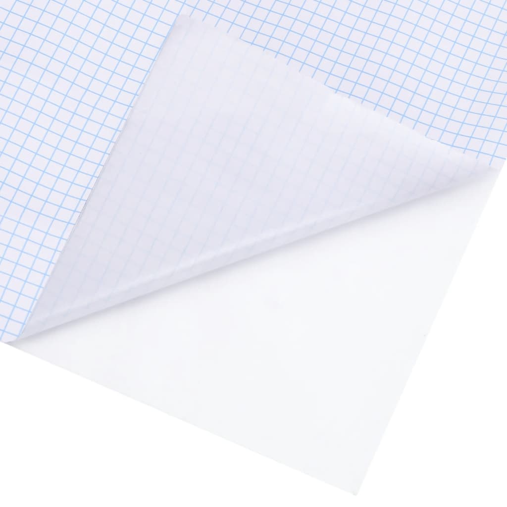 vidaXL Möbelaufkleber Selbstklebend Mattweiß 90x500 cm PVC