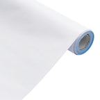 vidaXL Möbelaufkleber Selbstklebend Mattweiß 90x500 cm PVC