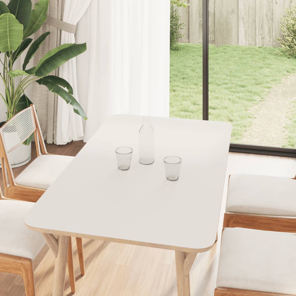 vidaXL Möbelaufkleber Selbstklebend Mattweiß 90x500 cm PVC