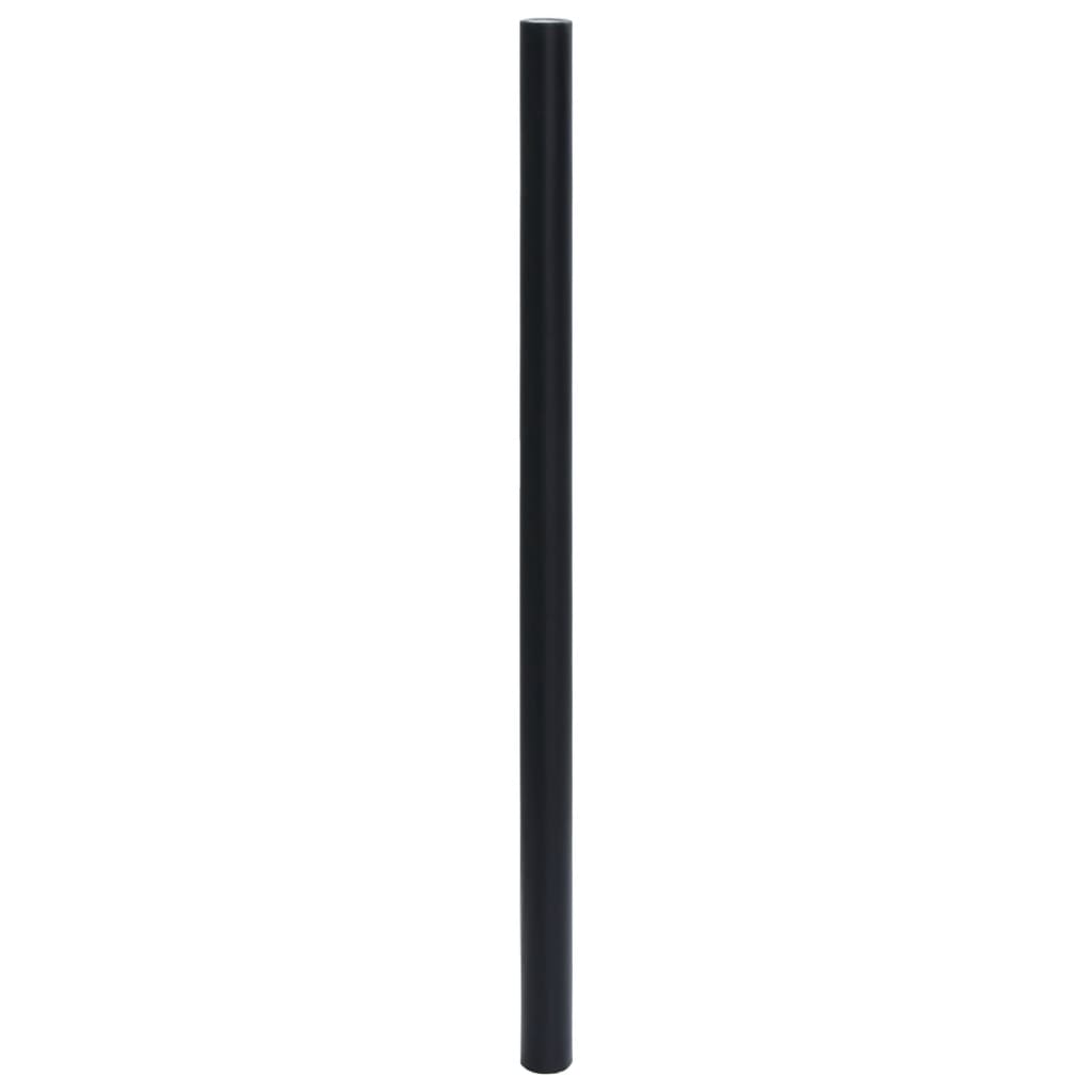 vidaXL Möbelaufkleber Selbstklebend Mattschwarz 90x500 cm PVC