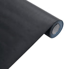 vidaXL Möbelaufkleber Selbstklebend Mattschwarz 90x500 cm PVC