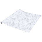 vidaXL Möbelfolie Selbstklebend Marmorweiß 90x500 cm PVC
